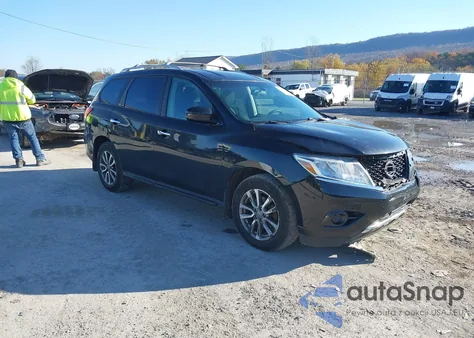 2016 Nissan Pathfinder S from USA, damaged, VIN 5N1AR2MM0GC664838